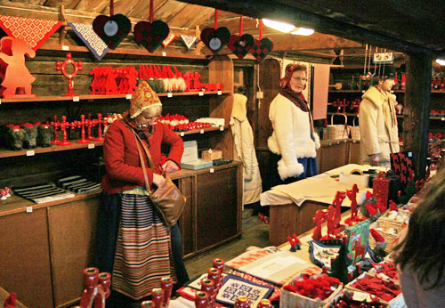 Christmas market at Skansen