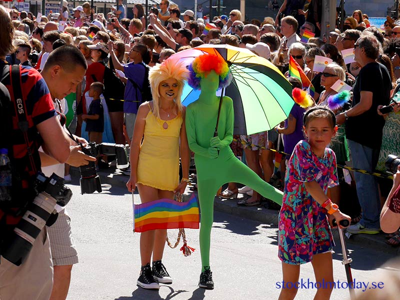 Pride parade and festivals all over Stockholm