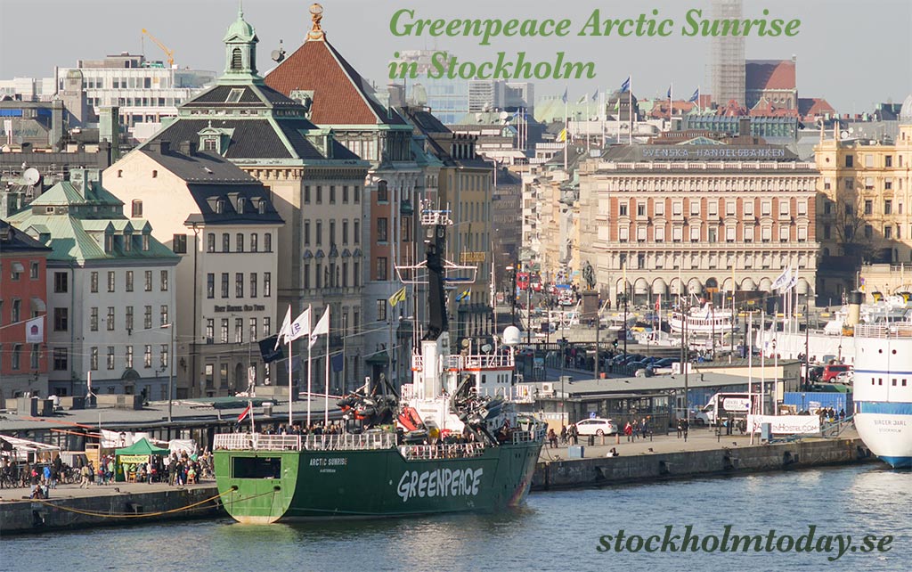 greenpeace stockholm arctic sunrise