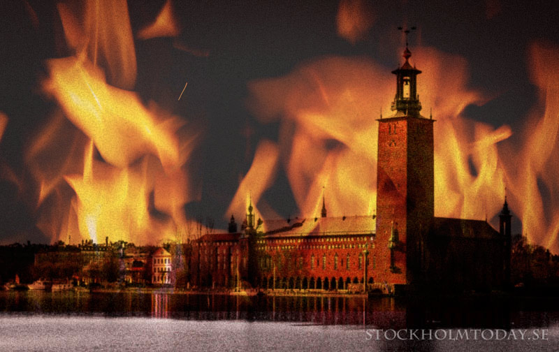 stockholm stadshus fire