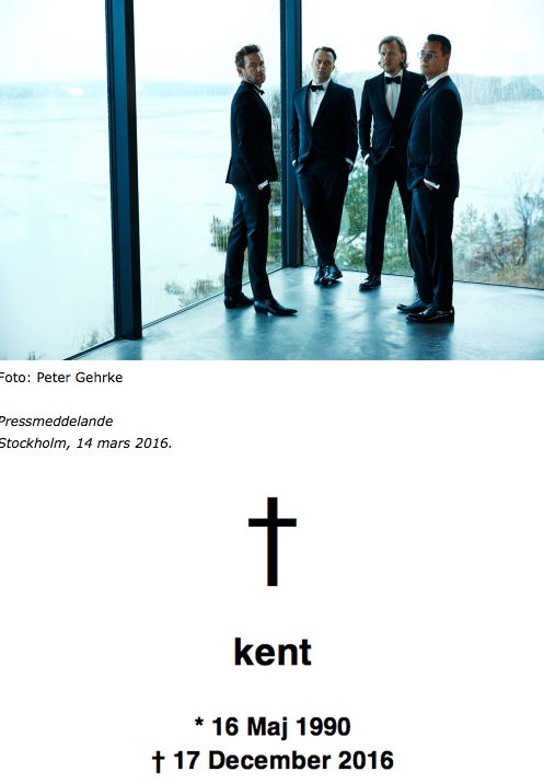 Kent farewell year 2016