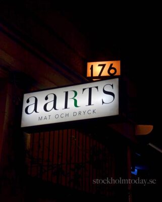 stockholm today aarts restaurant