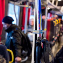 Ski bus in Stockholm