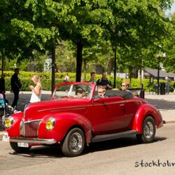 stockholm today old cars cabriolet