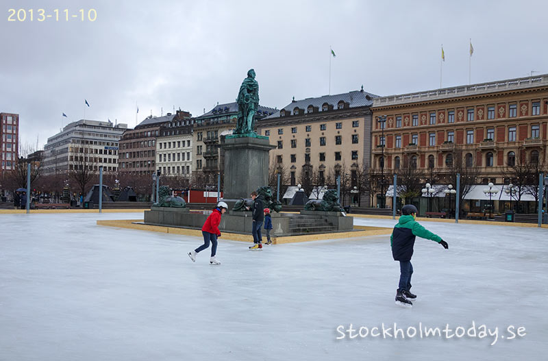 stockholm today ice skating