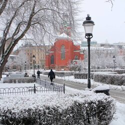 Enjoy the last winter day in Stockholm spring 2014