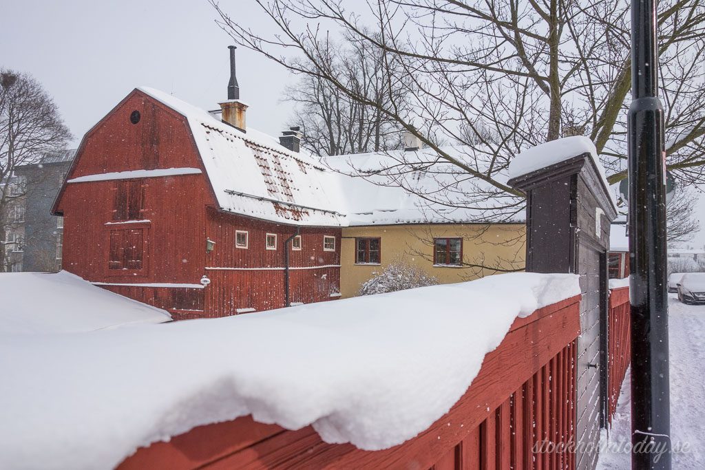 stockholm today winter snow