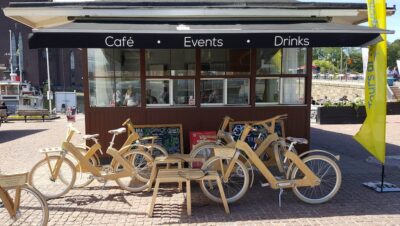wooden bike stockholm